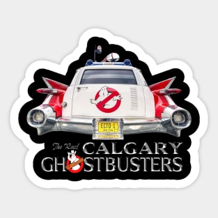 Calgary Ghostbusters Iconic Ecto 1 Sticker